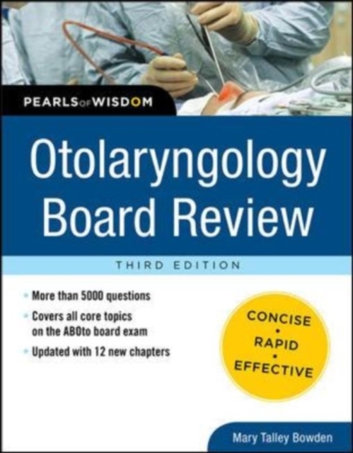 Otolaryngology Board Review: Pearls of Wisdom, Third Edition, EPUB eBook