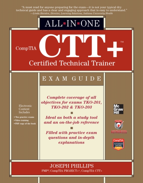 CompTIA CTT+ Certified Technical Trainer All-in-One Exam Guide, EPUB eBook