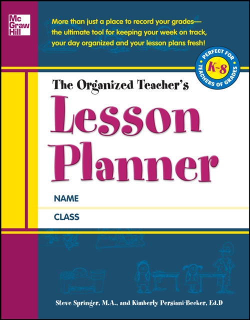 The Organized Teacher's Lesson Planner, EPUB eBook