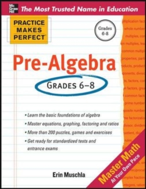 Practice Makes Perfect Pre-Algebra, EPUB eBook