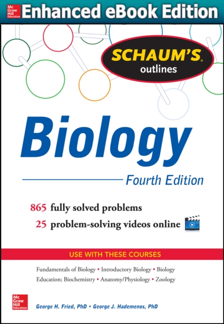 Schaum's Outline of Biology : 865 Solved Problems + 25 Videos, EPUB eBook