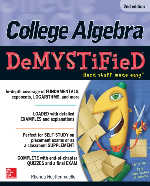 College Algebra DeMYSTiFieD, 2nd Edition, EPUB eBook