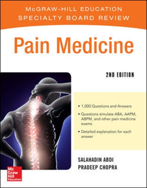 McGraw-Hill Specialty Board Review Pain Medicine, 2e, Paperback / softback Book