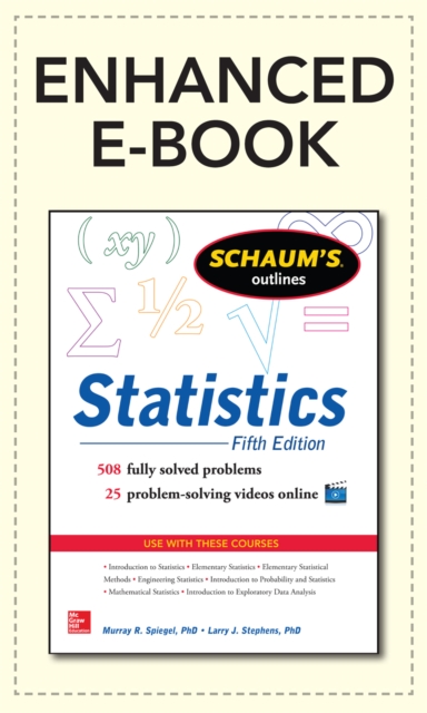 Schaum's Outline of Statistics, 5th Edition, EPUB eBook