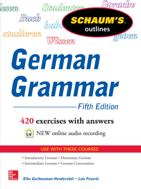 Schaum's Outline of German Grammar, EPUB eBook
