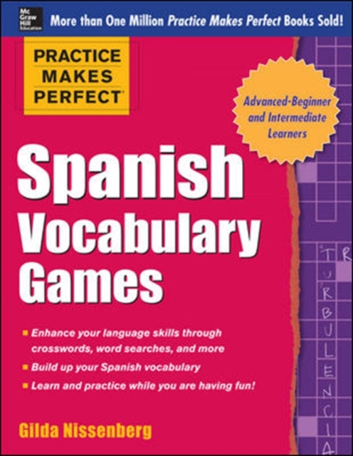 Practice Makes Perfect Spanish Vocabulary Games, Paperback / softback Book