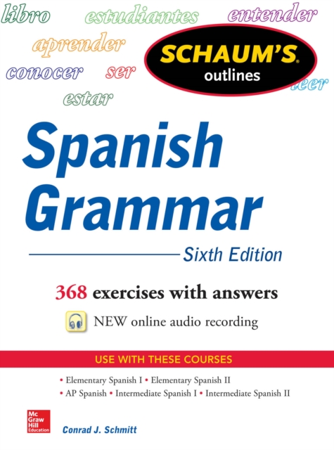 Schaum's Outline of Spanish Grammar 6E, EPUB eBook