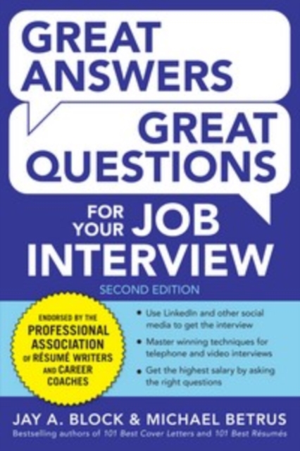 Great Answers, Great Questions For Your Job Interview, 2nd Edition, EPUB eBook