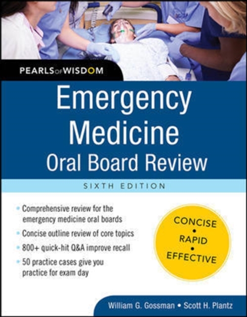 Emergency Medicine Oral Board Review: Pearls of Wisdom, Sixth Edition, Paperback / softback Book