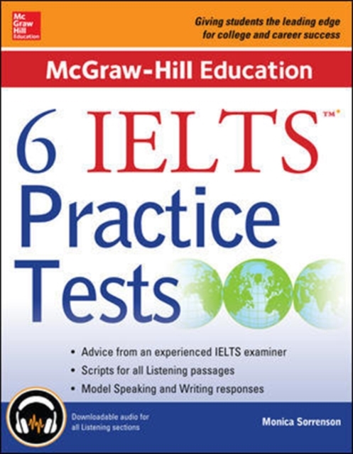 McGraw-Hill Education 6 IELTS Practice Tests with Audio, Paperback / softback Book