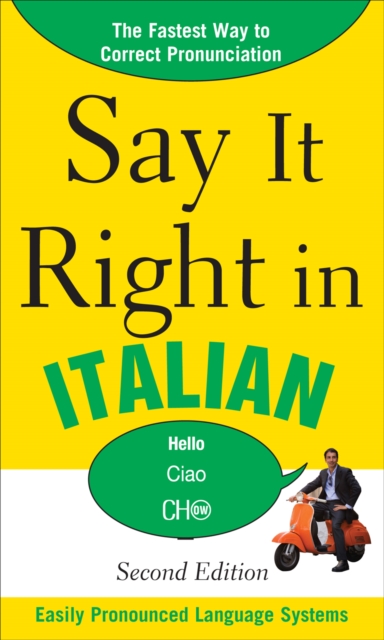 Say It Right in Italian, PDF eBook