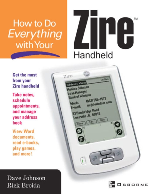 How to do Everything with Your Zire Handheld, PDF eBook