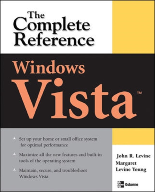 Windows Vista: The Complete Reference, Paperback / softback Book