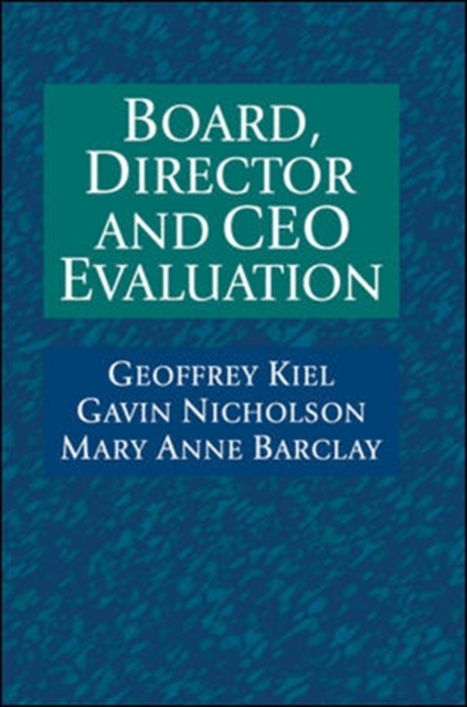 Board, Director and CEO Evaluation, Hardback Book