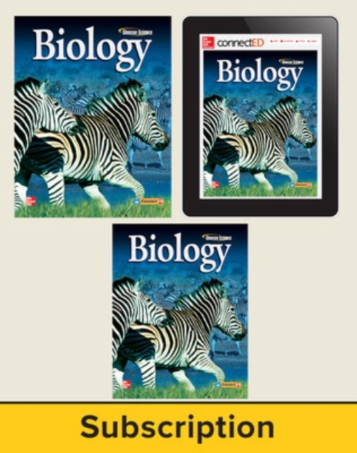 Glencoe Biology, Student Edition w/StudentWorks Plus Online, 6 year subscription, Multiple-component retail product Book