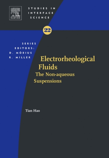Electrorheological Fluids : The Non-aqueous Suspensions, PDF eBook