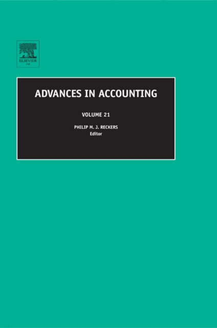 Advances in Accounting, PDF eBook