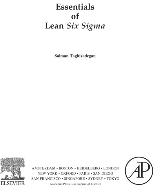 Essentials of Lean Six Sigma, PDF eBook