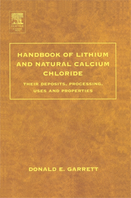 Handbook of Lithium and Natural Calcium Chloride, PDF eBook