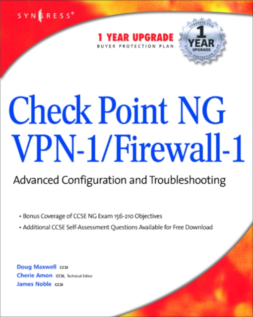 CheckPoint NG VPN 1/Firewall 1 : Advanced Configuration and Troubleshooting, PDF eBook