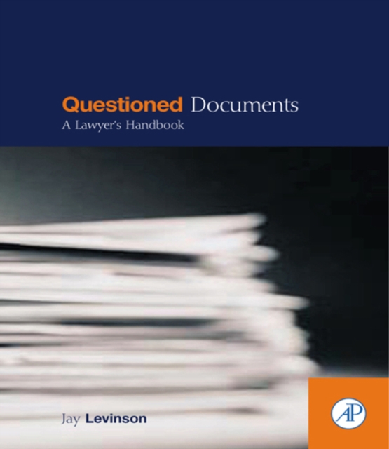Questioned Documents : A Lawyer's Handbook, PDF eBook