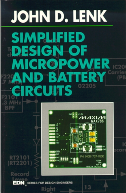 Simplified Design of Micropower and Battery Circuits, EPUB eBook