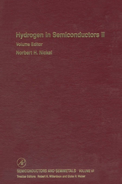 Hydrogen in Semiconductors II, PDF eBook