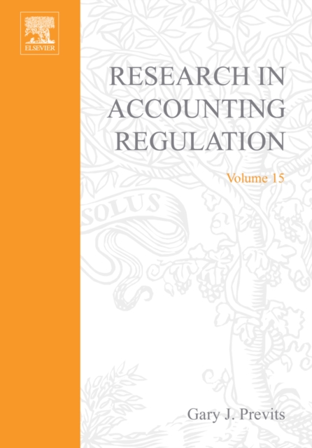 Research in Accounting Regulation, PDF eBook