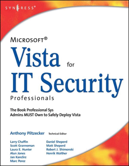 Microsoft Vista for IT Security Professionals, EPUB eBook