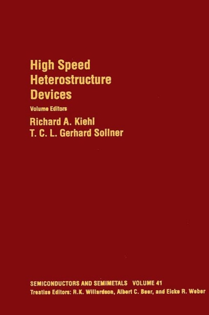 High Speed Heterostructure Devices, EPUB eBook