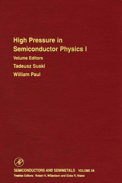 High Pressure Semiconductor Physics I, PDF eBook