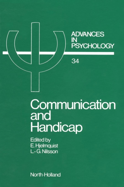 Communication and Handicap : Aspects of Psychological Compensation and Technical Aids, PDF eBook
