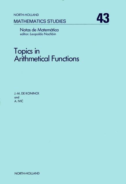 Topics in Arithmetical Functions : Asymptotic formulae for sums of reciprocals of arithmetical functions and related results, PDF eBook