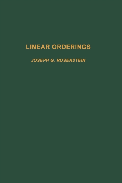 Linear Orderings, PDF eBook