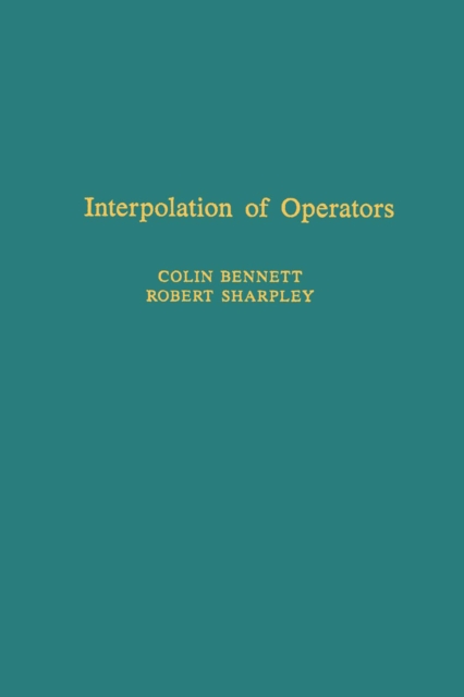 Interpolation of Operators, PDF eBook