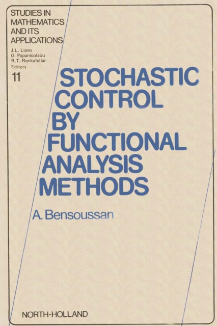 Stochastic Control by Functional Analysis Methods, PDF eBook