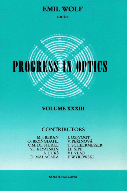 Progress in Optics, EPUB eBook