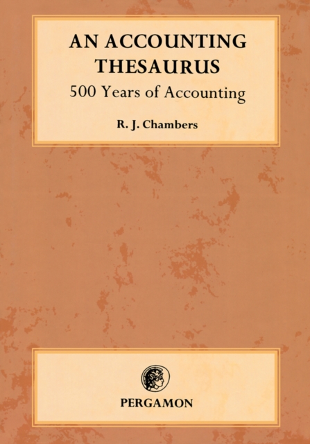 An Accounting Thesaurus : 500 years of accounting, PDF eBook
