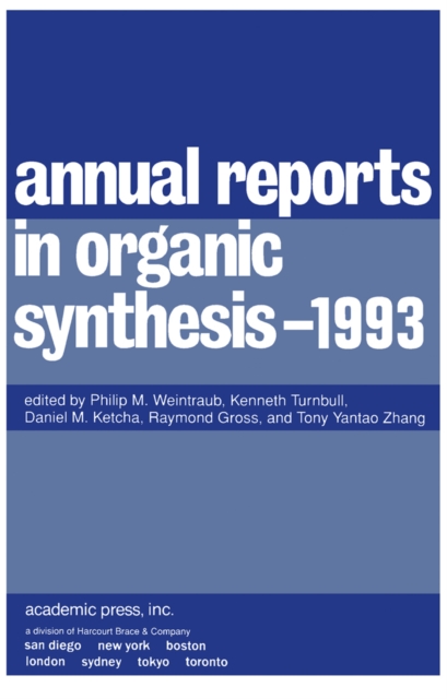 Annual Reports in Organic Synthesis-1993, PDF eBook