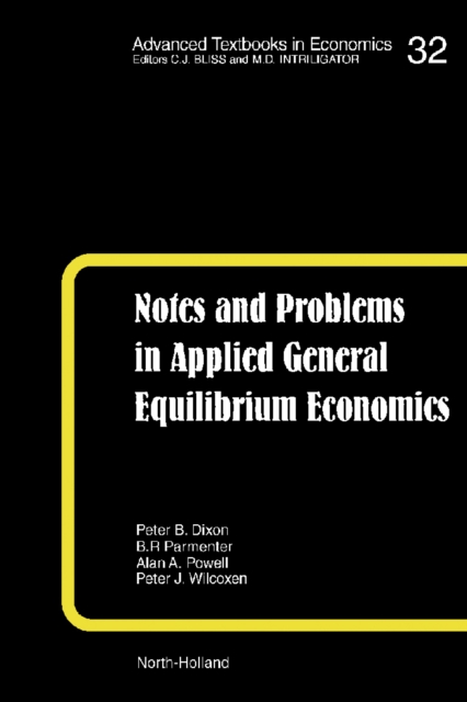 Notes and Problems in Applied General Equilibrium Economics, PDF eBook