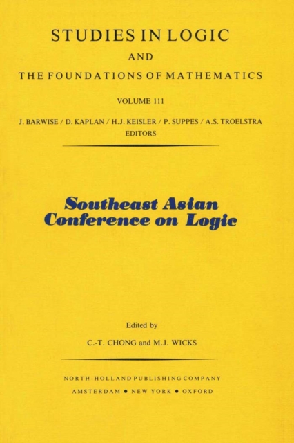 Southeast Asian Conference on Logic, PDF eBook