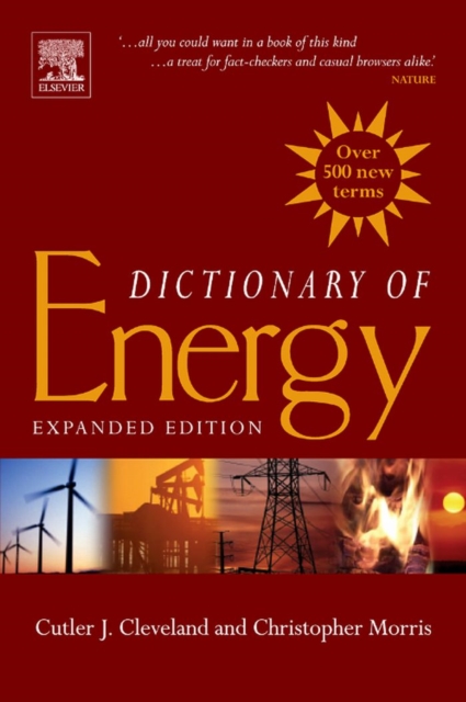 Dictionary of Energy, Paperback Book