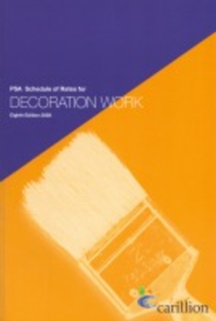 PSA Schedule of Rates for Decoration Work, Paperback Book