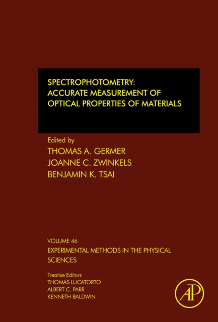 Spectrophotometry : Accurate Measurement of Optical Properties of Materials, EPUB eBook