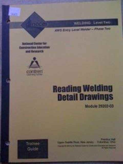29202-03 Reading Welding Detail Drawings TG, Paperback / softback Book