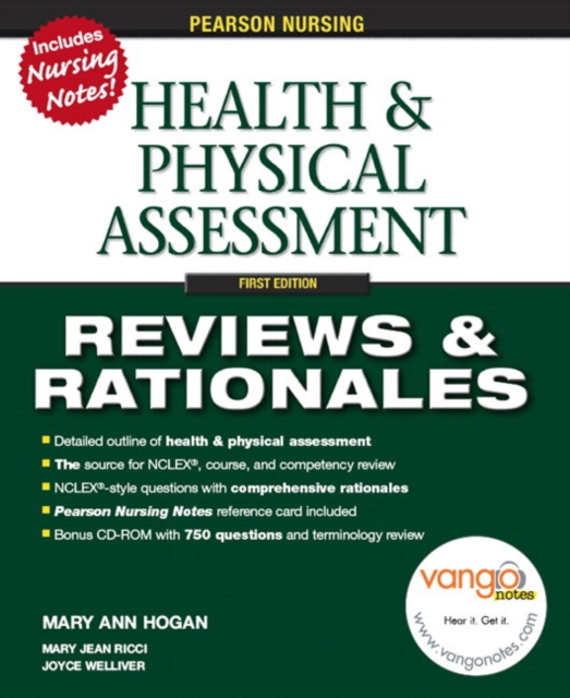 Pearson Nursing Reviews & Rationales : Health & Physical Assessment, Paperback / softback Book