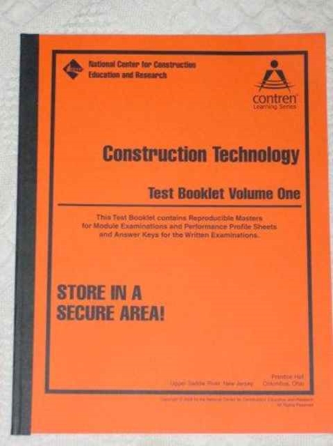 Construction Technology, Volume 1 & 2 AIG, Perfect Bound (shrinkwrapped together), Paperback / softback Book