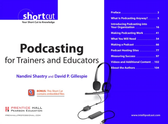 Podcasting for Trainers and Educators, Digital Short Cut, PDF eBook