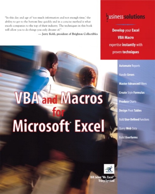 VBA and Macros for Microsoft Excel, EPUB eBook