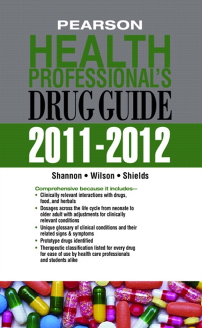 Pearson Health Professional's Drug Guide, Hardback Book